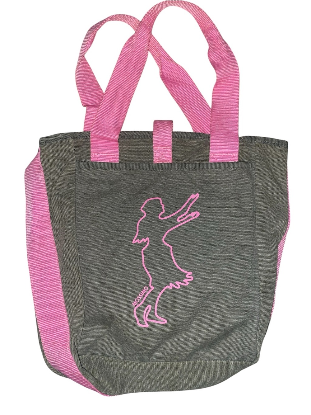 Mossimo I’d rather be dancing Dance Graphic Buttoned Clipped Tote Bag - Picture 2 of 4